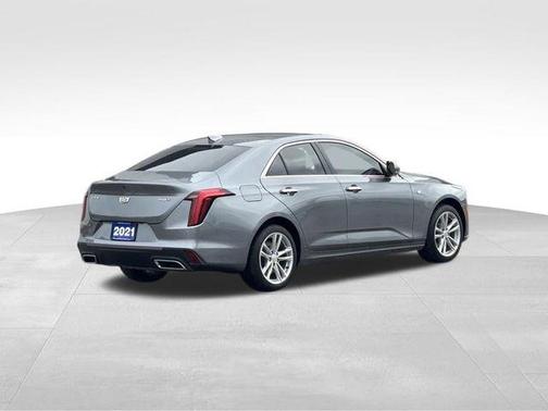 Satin Steel Metallic 2021 Cadillac CT4 Luxury