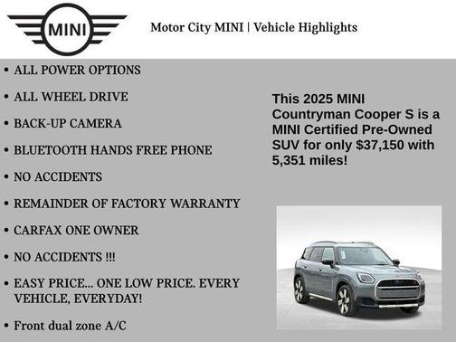 2025 MINI Countryman Cooper S ALL4