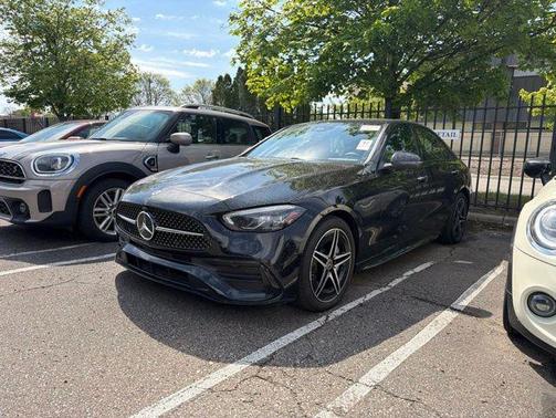 Black 2025 Mercedes-Benz C-Class C 300 4MATIC