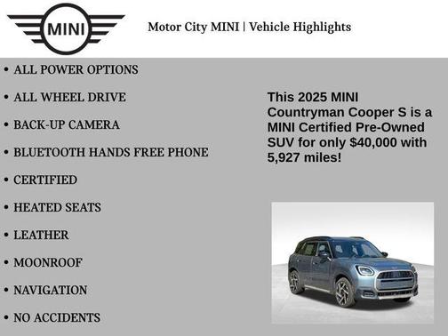 2025 MINI Countryman Cooper S ALL4