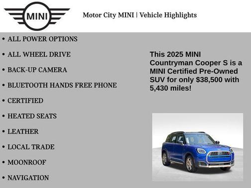 2025 MINI Countryman Cooper S ALL4