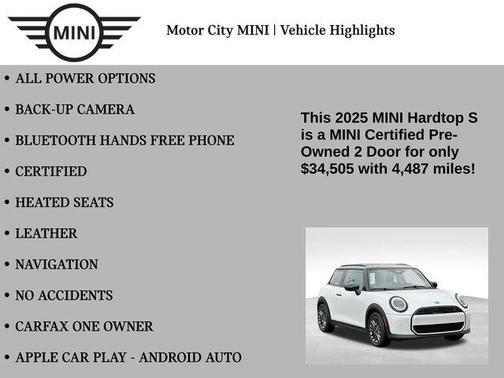 2025 MINI Hardtop Cooper S