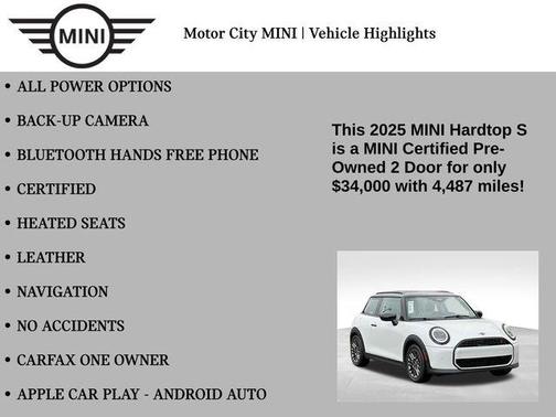 2025 MINI Hardtop Cooper S