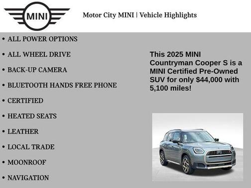 2025 MINI Countryman Cooper S ALL4