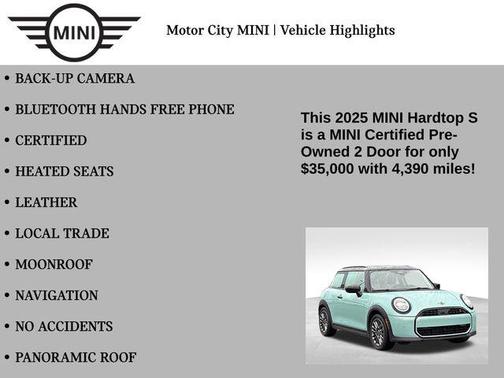 2025 MINI Hardtop Cooper S