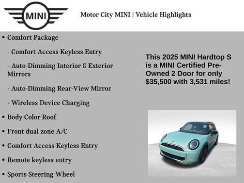 2025 MINI Hardtop Cooper S
