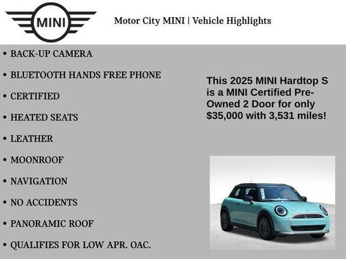 2025 MINI Hardtop Cooper S