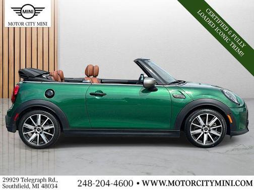 British Racing Green IV Metallic 2024 MINI Convertible Cooper S