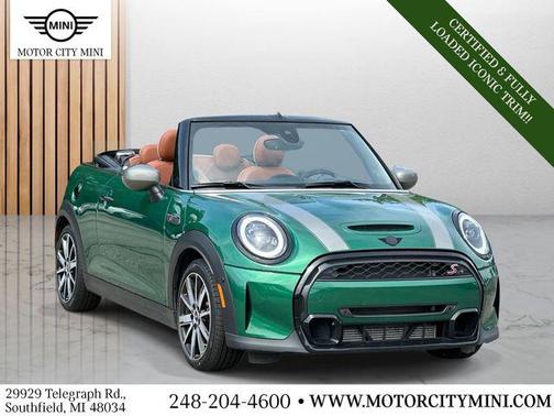 British Racing Green IV Metallic 2024 MINI Convertible Cooper S