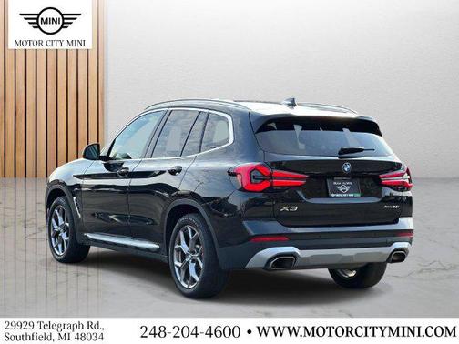 Black Sapphire Metallic 2024 BMW X3 xDrive30i