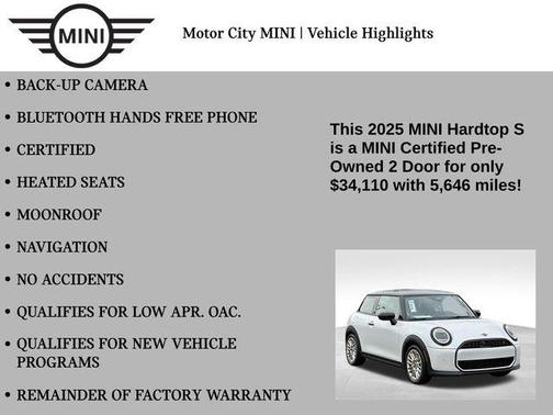 2025 MINI Hardtop Cooper S