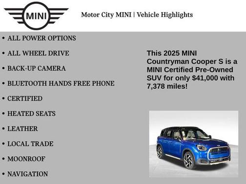 2025 MINI Countryman Cooper S ALL4