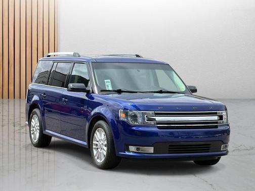 Deep Impact Blue Metallic 2014 Ford Flex SEL