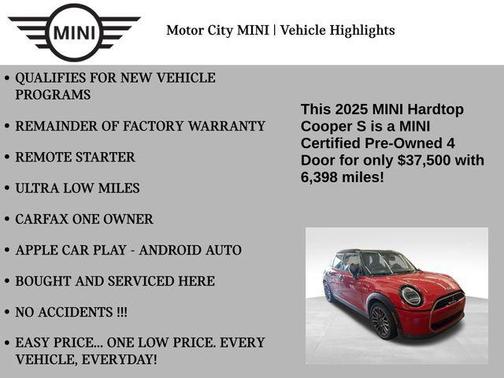 2025 MINI Hardtop Cooper S