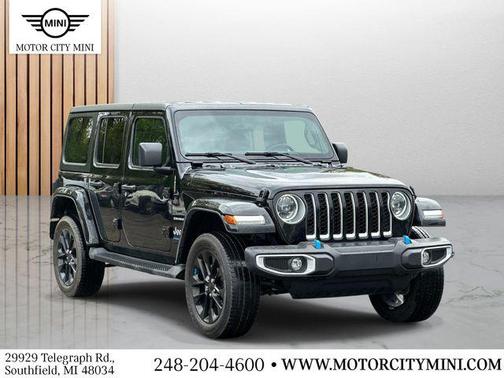 Black Clearcoat 2023 Jeep Wrangler 4xe Sahara