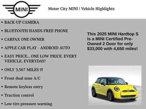 2025 MINI Hardtop Cooper S
