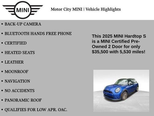 2025 MINI Hardtop Cooper S
