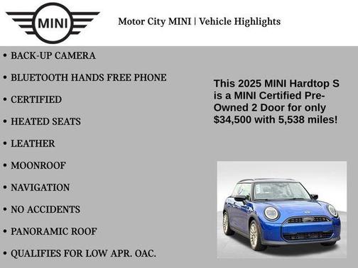 2025 MINI Hardtop Cooper S