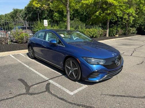 Twilight Blue Metallic 2023 Mercedes-Benz EQE 350 4MATIC+