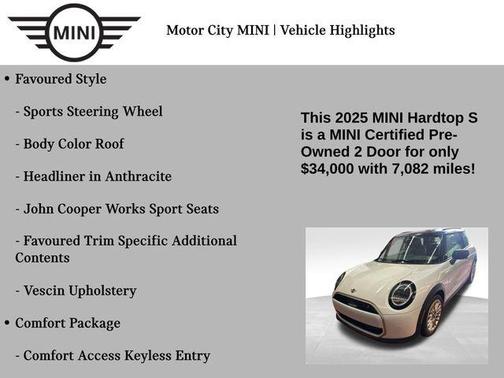 2025 MINI Hardtop Cooper S