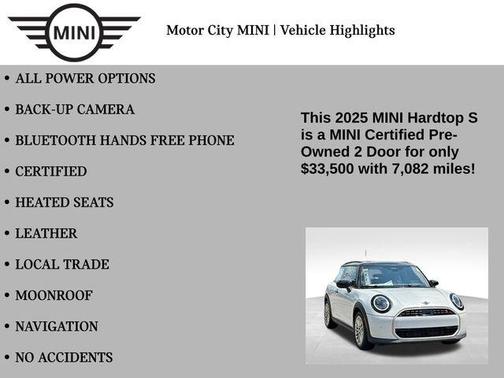 2025 MINI Hardtop Cooper S