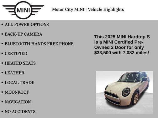 2025 MINI Hardtop Cooper S