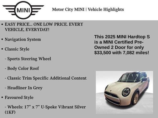 2025 MINI Hardtop Cooper S