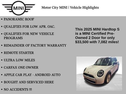 2025 MINI Hardtop Cooper S