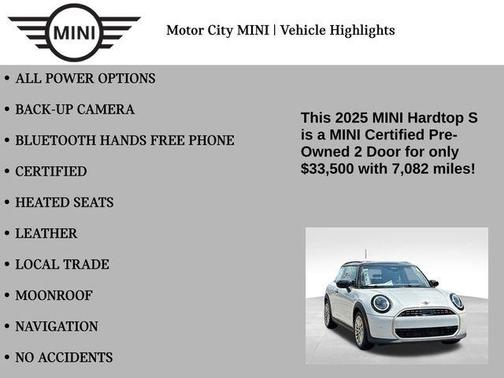 2025 MINI Hardtop Cooper S