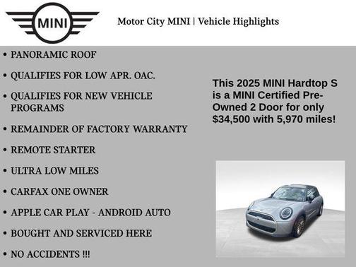 2025 MINI Hardtop Cooper S