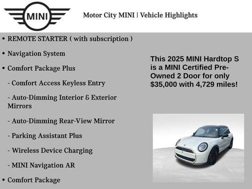 2025 MINI Hardtop Cooper S
