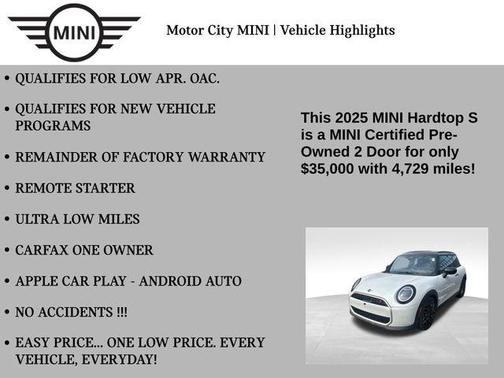 2025 MINI Hardtop Cooper S