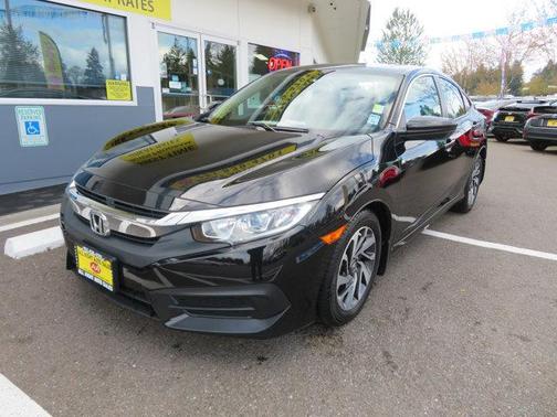 Crystal Black Pearl 2016 Honda Civic EX