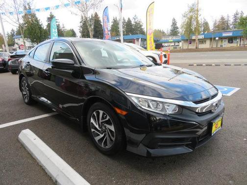 Crystal Black Pearl 2016 Honda Civic EX