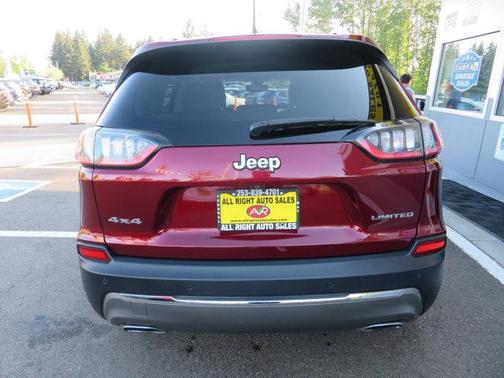 Velvet Red Pearlcoat 2019 Jeep Cherokee Limited