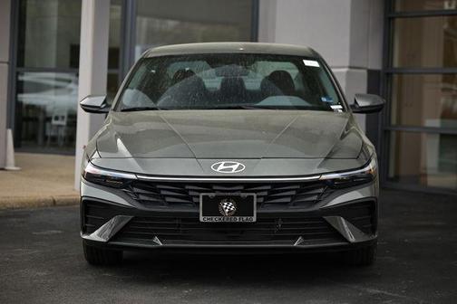 Amazon Gray 2026 Hyundai ELANTRA HEV Blue