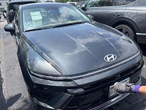 Portofino Gray 2024 Hyundai SONATA Hybrid Limited