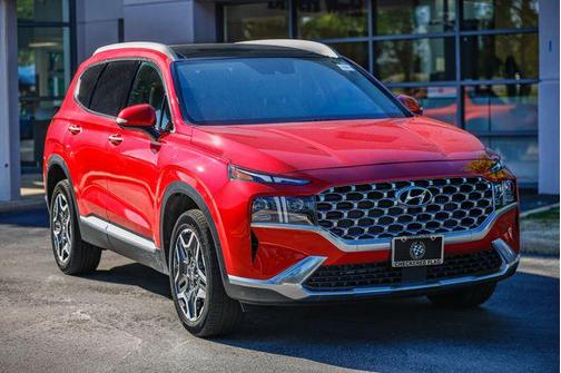 Calypso Red 2023 Hyundai SANTA FE Limited
