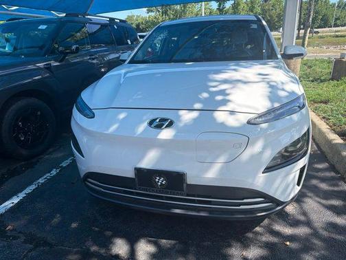Lunar White 2023 Hyundai KONA EV SE