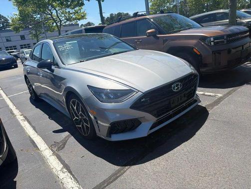 Curated Silver 2023 Hyundai SONATA N Line