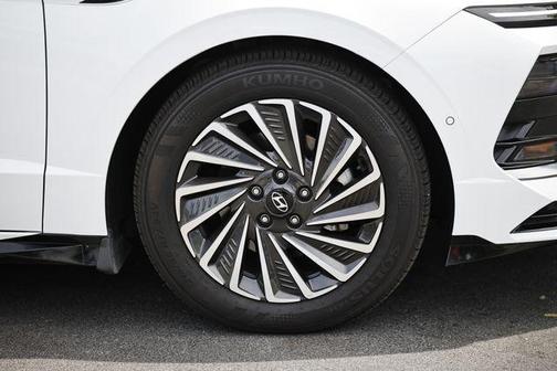 Serenity White 2025 Hyundai SONATA Hybrid Limited