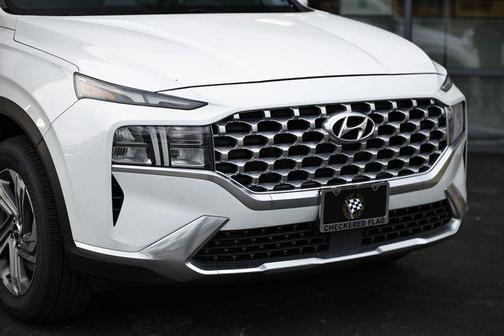 Quartz White 2021 Hyundai SANTA FE SEL 2.4