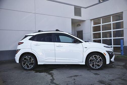 Lunar White 2023 Hyundai KONA N Line