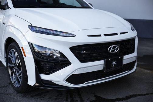 Lunar White 2023 Hyundai KONA N Line
