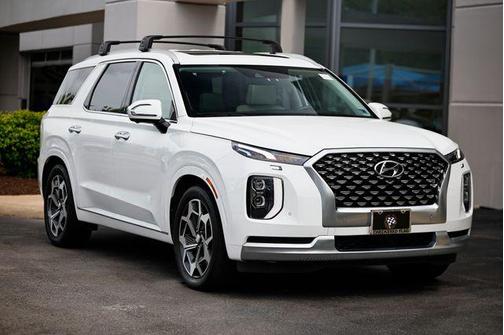 Hyper White 2021 Hyundai PALISADE Calligraphy