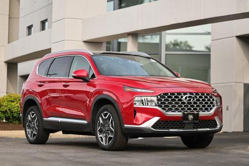 Calypso Red 2023 Hyundai SANTA FE HEV SEL Premium