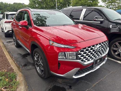 Calypso Red 2023 Hyundai SANTA FE HEV SEL Premium