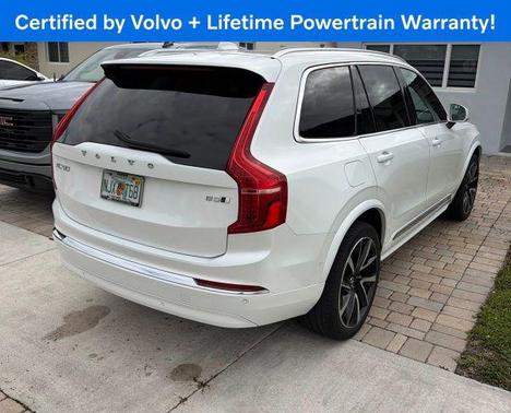 Crystal White 2023 Volvo XC90 B5 Plus