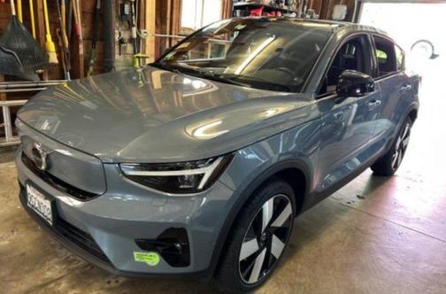 Thunder Gray Metallic 2023 Volvo C40 Recharge Pure Electric Twin Ultimate