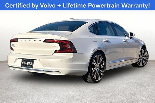 White 2024 Volvo S90 Recharge Plug-In Hybrid T8 Ultimate